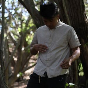 Khaki color,button up shirt